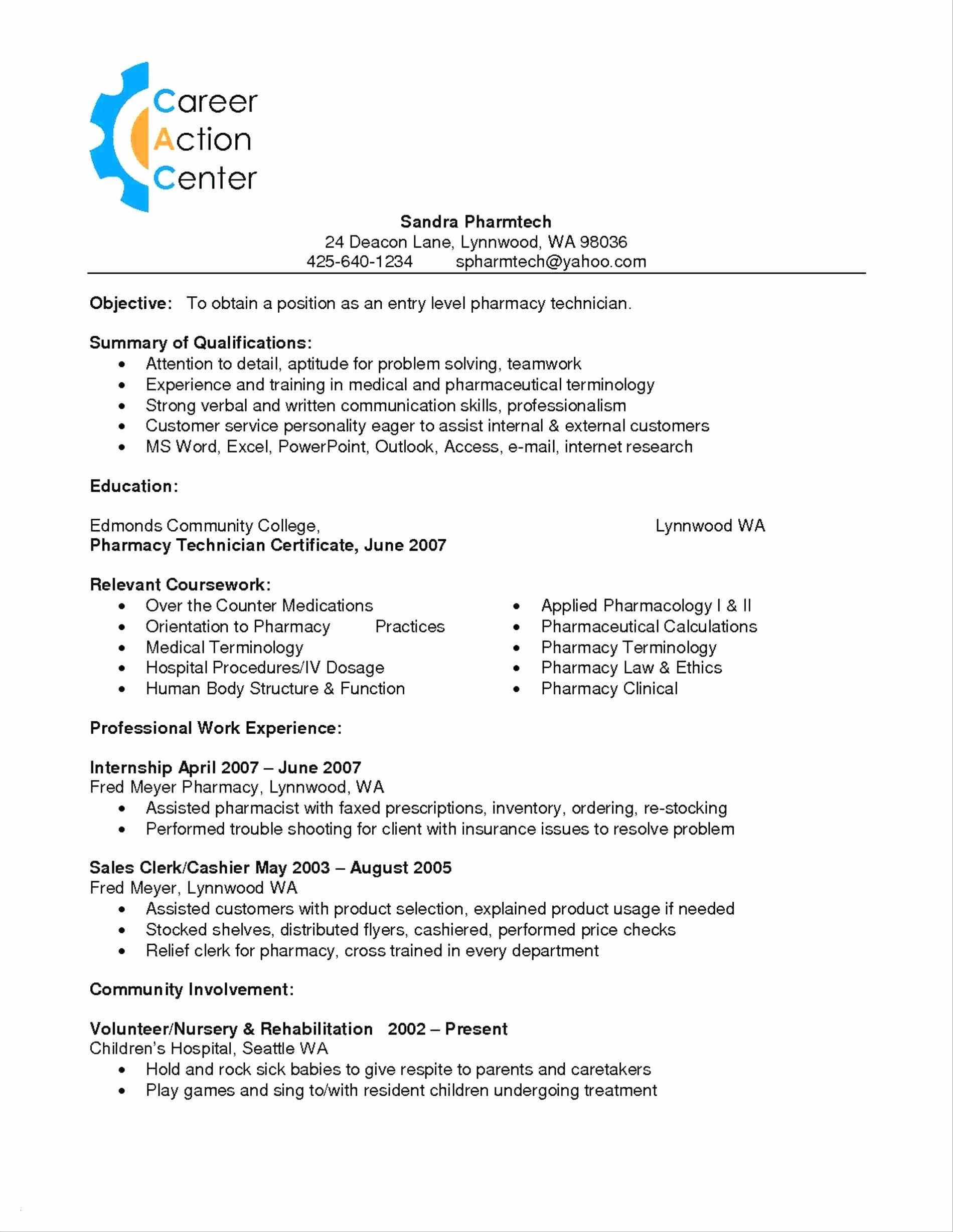 32 Unique Related Coursework Resume in 2020