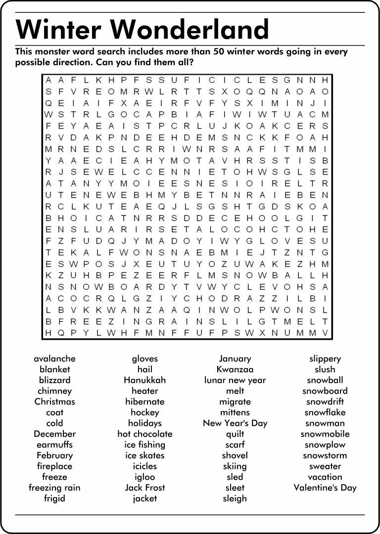 10 Difficult Word Search Worksheets