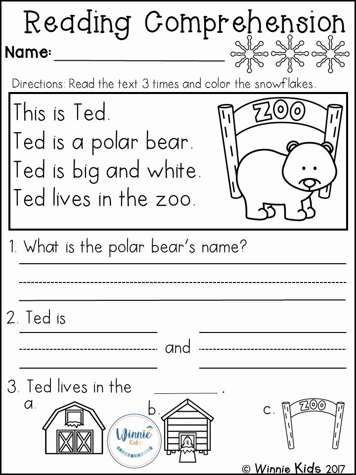 10 Kindergarten Reading Worksheets